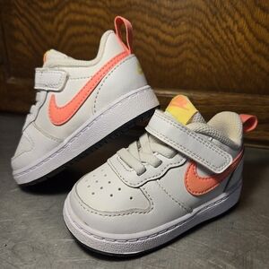 Nike Toddler Court Borough Low 2 - White and Pink